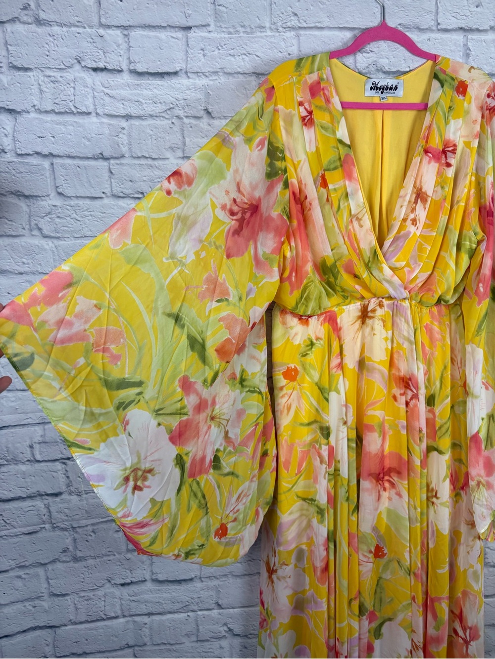 Meghan LA Sunset Maxi Dress size 3X - Picture 4 of 5